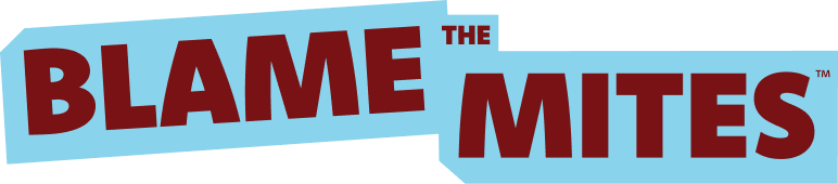 Blame the mites logo